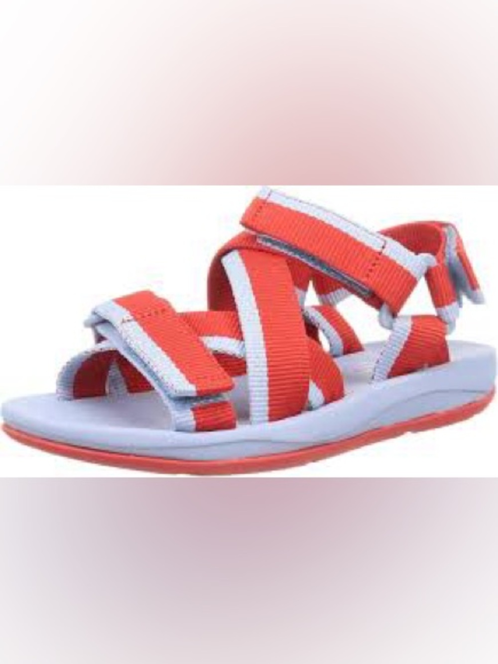 Women's Red Strappy Sport Sandals